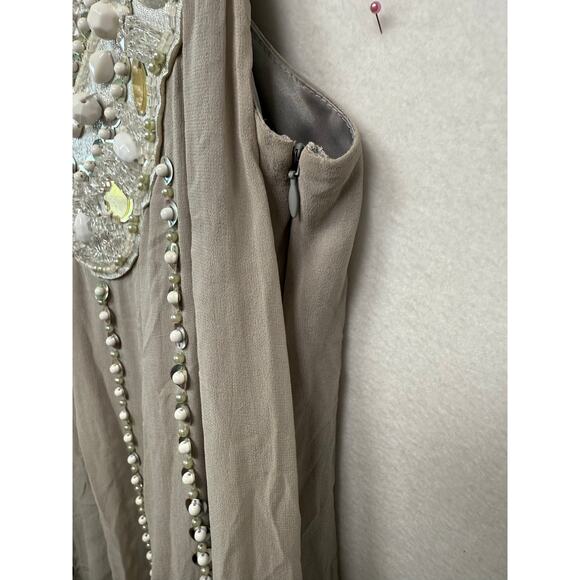 Sue Wong Nocturne Vintage Silk Beaded Cocktail Dress, Size 6 - Picture 8 of 8